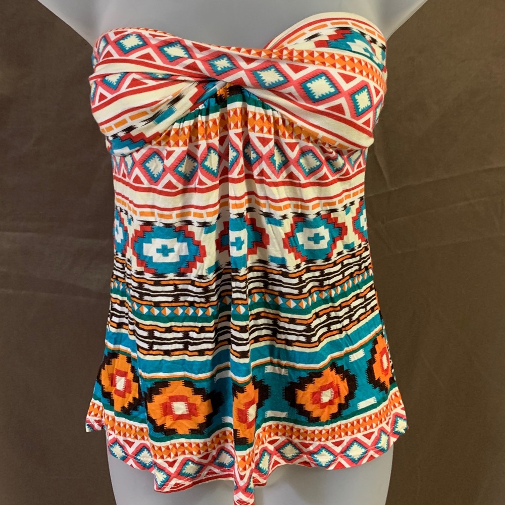 Strapless Boho top